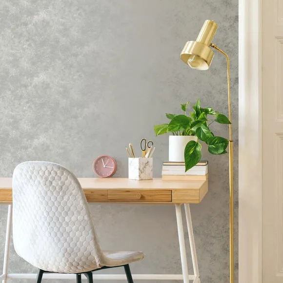 Textured Wallpaper with Metallic Finish - Pearl