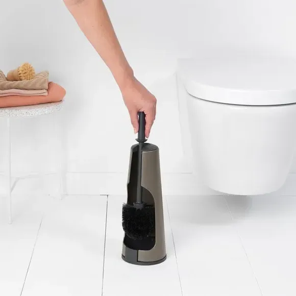 3-Piece Toilet Accessory Set - Silver, Metal