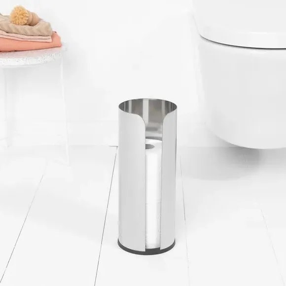 3-Piece Toilet Accessory Set - Silver, Steel