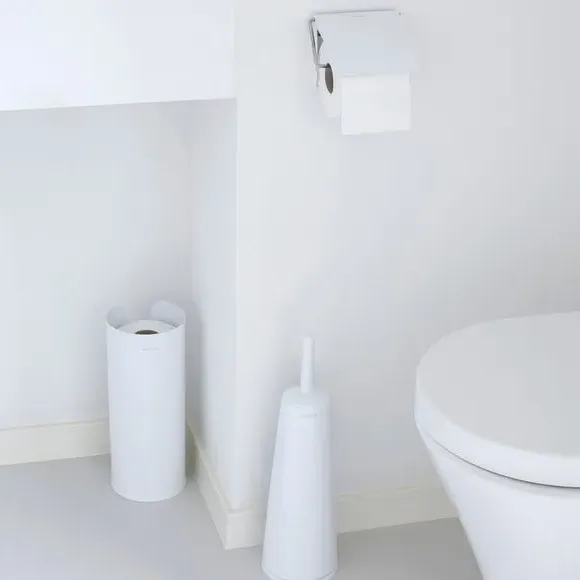 3-Piece Toilet Accessory Set - White