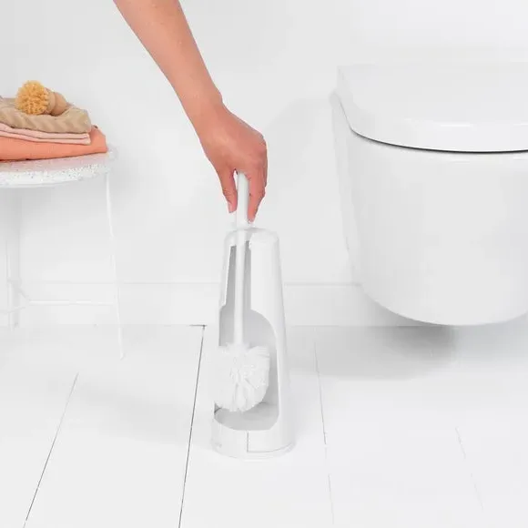 3-Piece Toilet Accessory Set - White