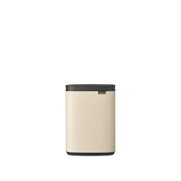 4L Waste Bin with Wall Mount - Beige