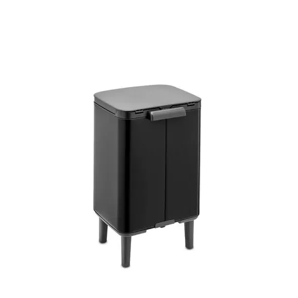 7L Waste Bin with Legs - Matt Black