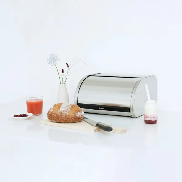Roll Top Bread Bin - Matt Steel