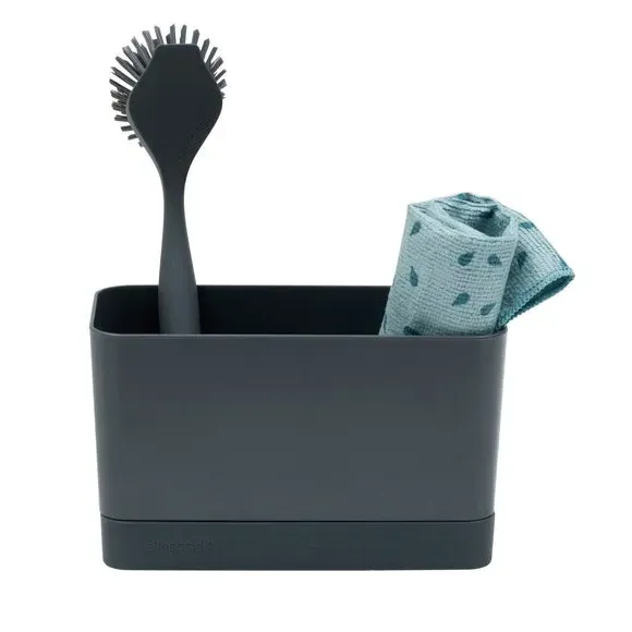 Sink Organiser with Drip Tray - Dark Grey