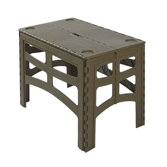 Large Foldable Dining Table - Olive, Plastic image