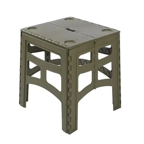 Medium Foldable Dining Table - Olive, Plastic image