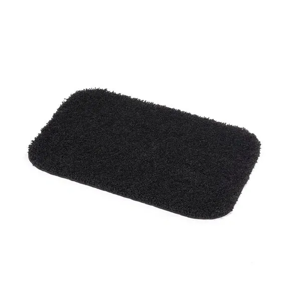 Antibacterial Bath Mat - Black, Polypropylene