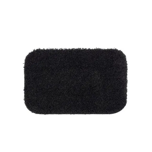 Antibacterial Bath Mat - Black, Polypropylene image