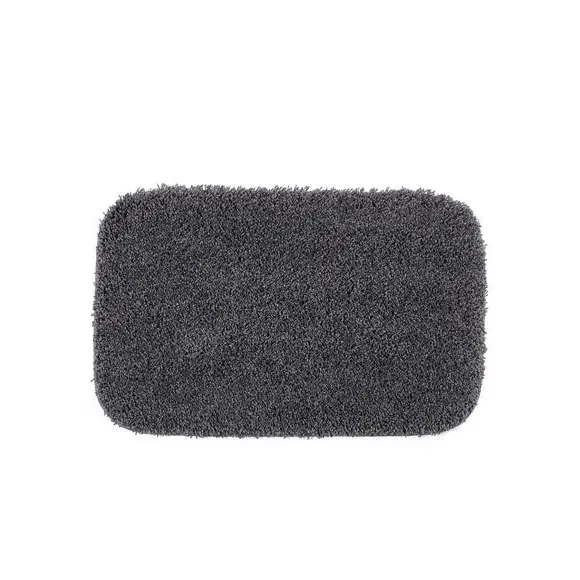 Antibacterial Bath Mat - Charcoal, Polypropylene