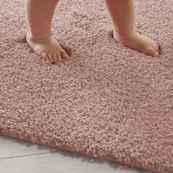 Antibacterial Bath Mat - Nude Pink, Polypropylene