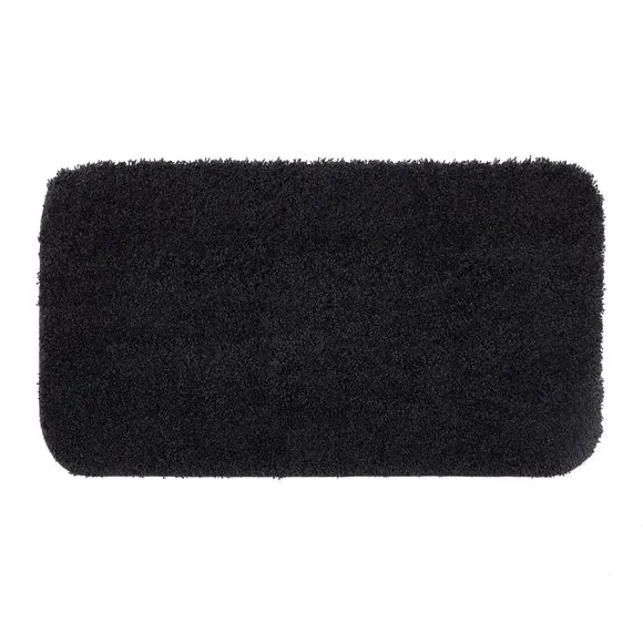 Antibacterial Bath Runner - Black, Polypropylene image
