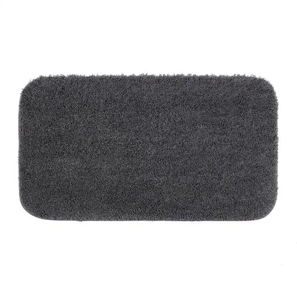 Antibacterial Bath Runner - Charcoal, Polypropylene