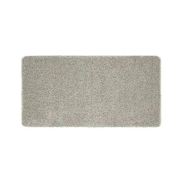 Antibacterial Bath Runner - Grey, Polypropylene
