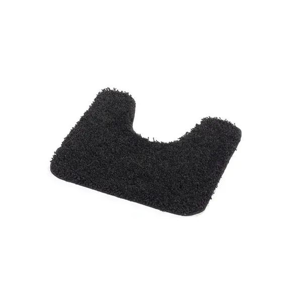 Antibacterial Pedestal Mat - Black, Polypropylene