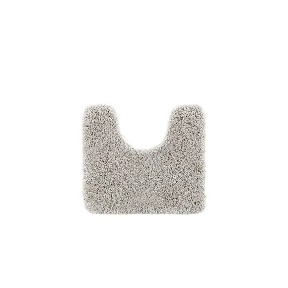 Antibacterial Pedestal Mat - Light Grey, Polypropylene