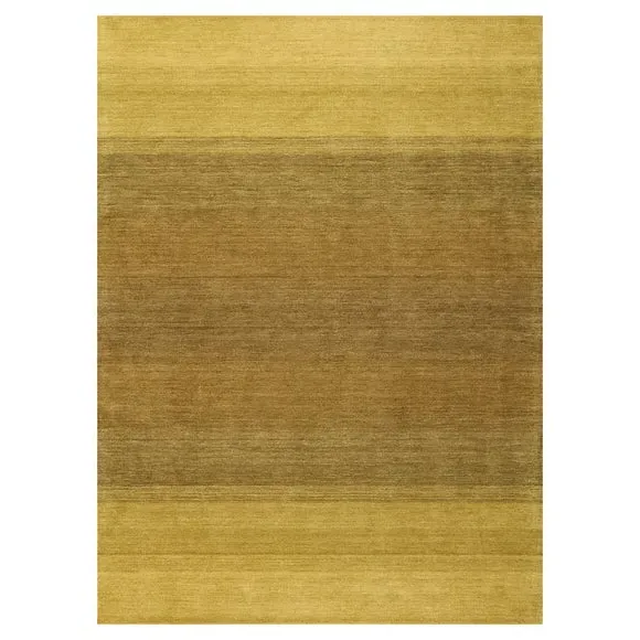 Linear Area Rug - Green, Wool