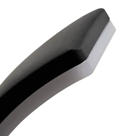 Curved LED Outdoor Wall Light - Black, Nylon