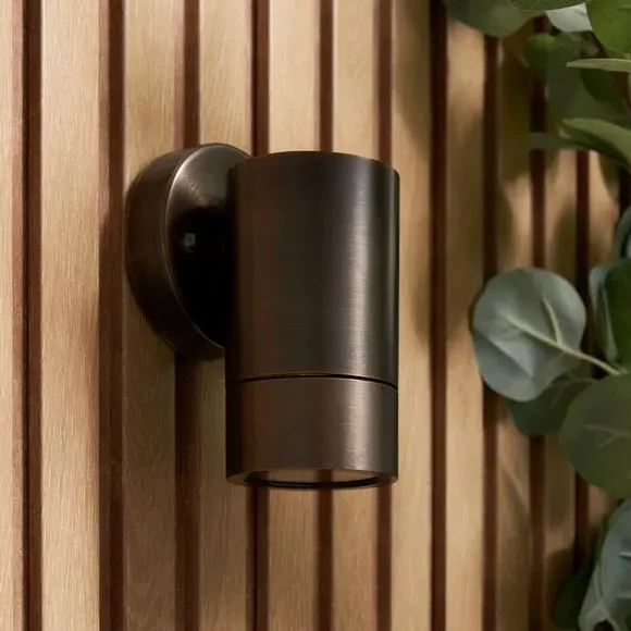 Industrial Wall Light - Bronze, Brass image