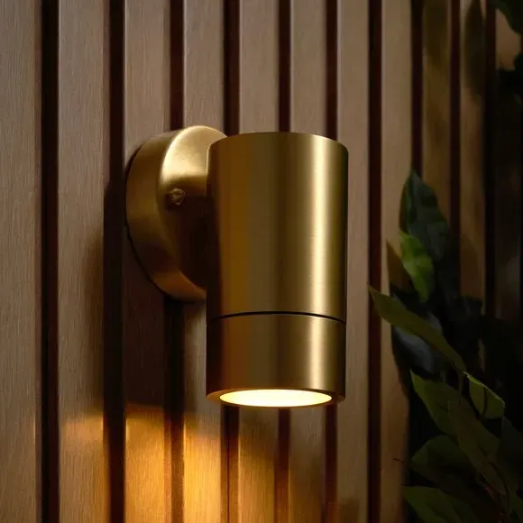 Industrial Wall Light - Gold, Brass