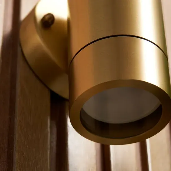 Industrial Wall Light - Gold, Brass