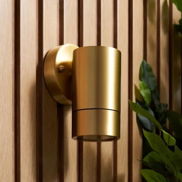 Industrial Wall Light - Gold, Brass
