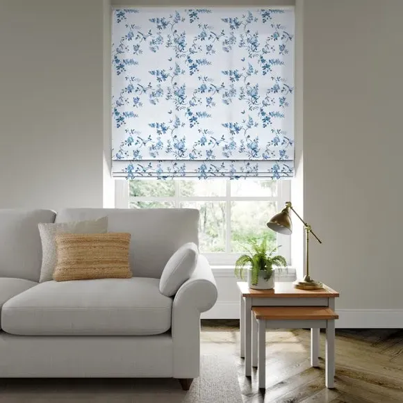Made to Measure Roman Blind - Blue image