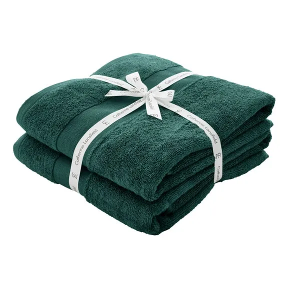 2-Pack Bath Sheets Anti-Bacterial - Forest, Cotton