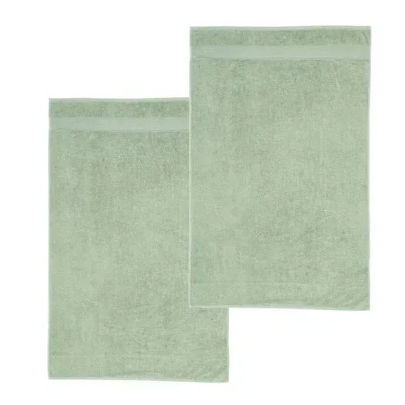 2-Pack Bath Sheets Anti-Bacterial - Sage, Cotton