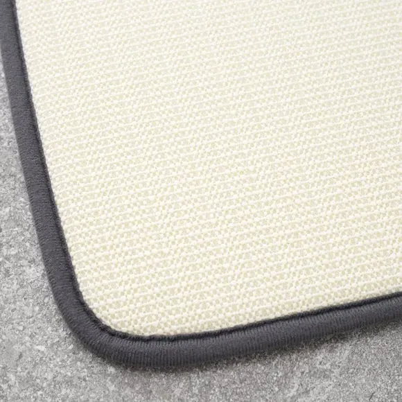 2-Piece Bath Mat Set with Memory Foam - Charcoal