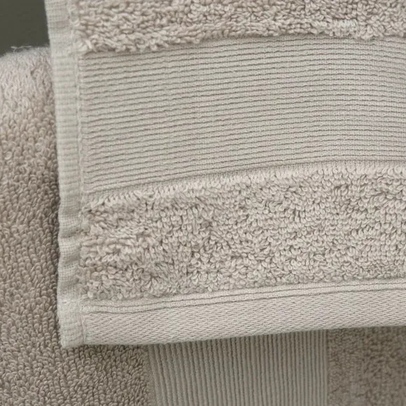 6-Piece Towel Set Anti-Bacterial - Natural, Cotton