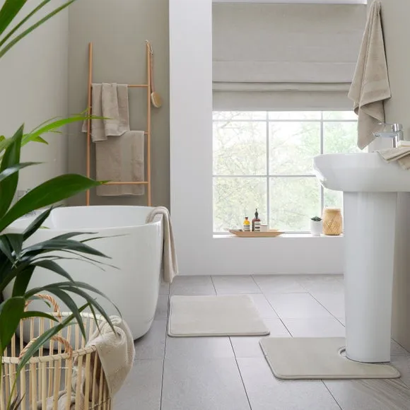 6-Piece Towel Set Anti-Bacterial - Natural, Cotton