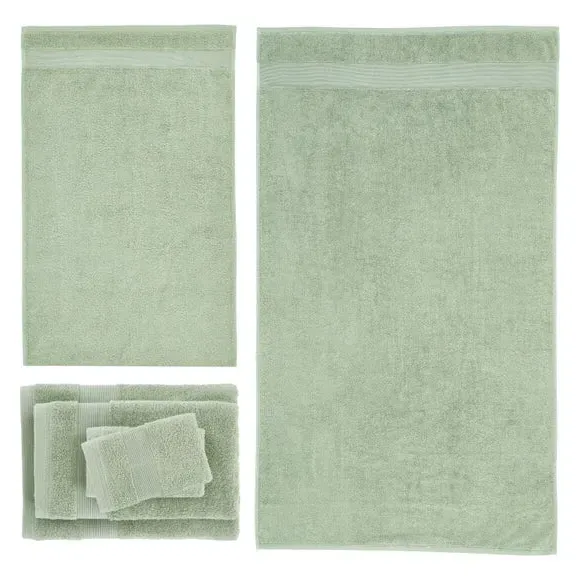 6-Piece Towel Set Anti-Bacterial - Sage, Cotton