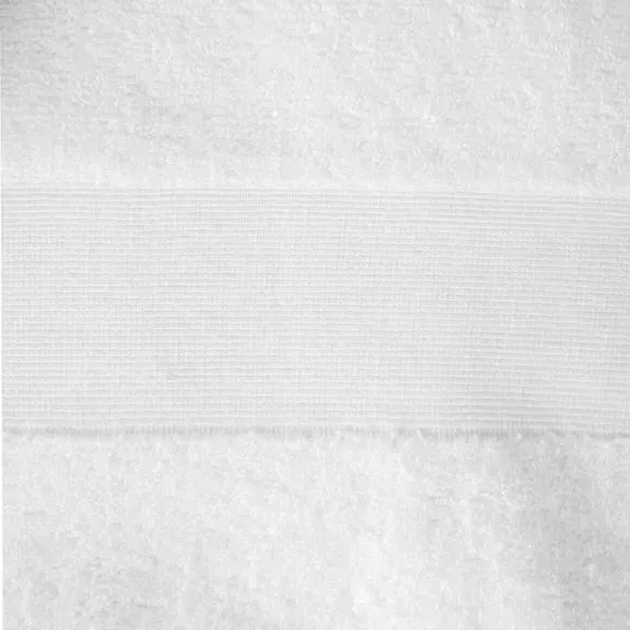 6-Piece Towel Set Anti-Bacterial - White, Cotton