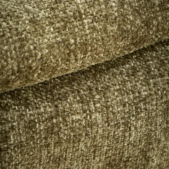 Chenille Throw Blanket with Tassels - Olive