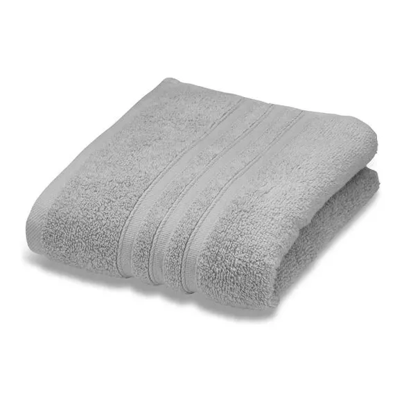 Cotton Towel Zero Twist - Grey, Cotton