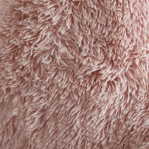 Cuddle Cushion with High Back - Blush, Shaggy