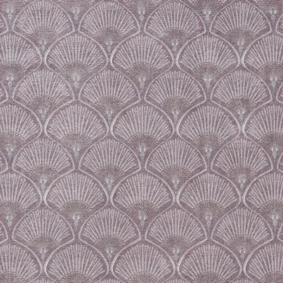 Deco Peacock Rug with Art Deco Design - Lilac