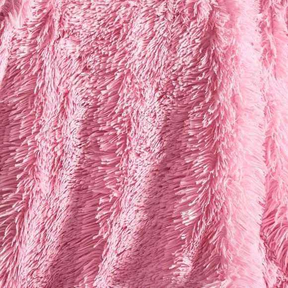 Deep Pile Throw Blanket - Candy