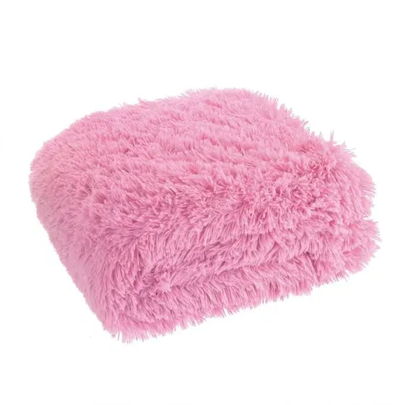 Deep Pile Throw Blanket - Candy