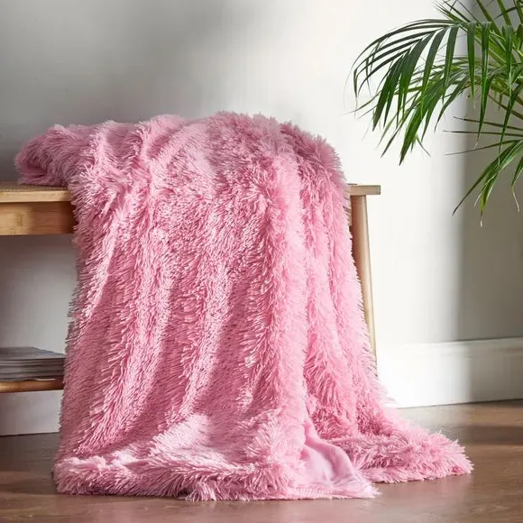 Deep Pile Throw Blanket - Candy image