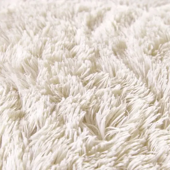 Duvet Cover Set Reversible - Cream, Faux Fur