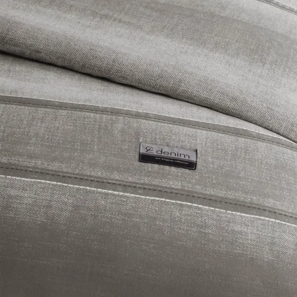 Duvet Cover Set Reversible - Grey, Cotton