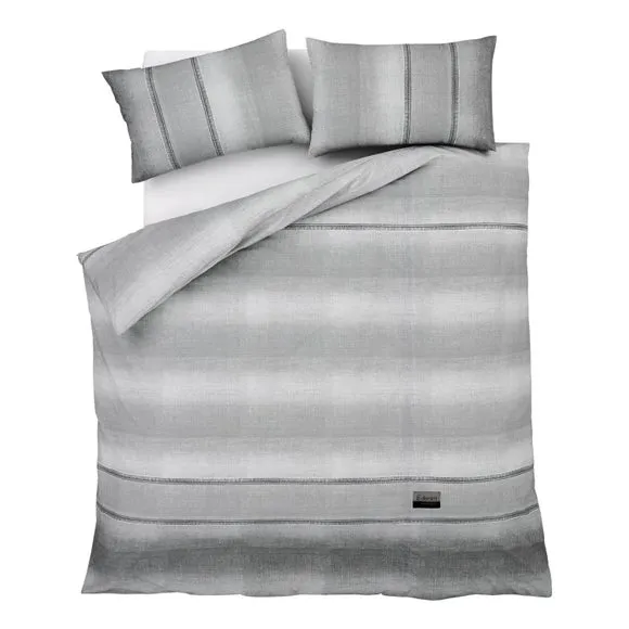 Duvet Cover Set Reversible - Grey, Cotton