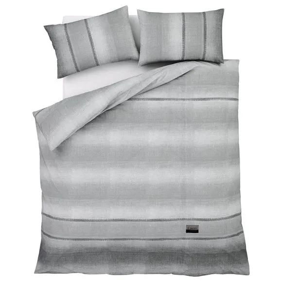 Duvet Cover Set Reversible - Grey, Cotton