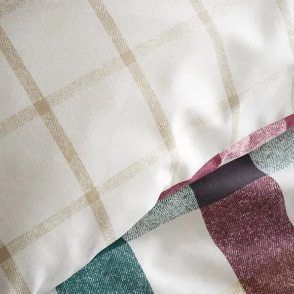 Duvet Cover Set Reversible - Plum, Polyblend