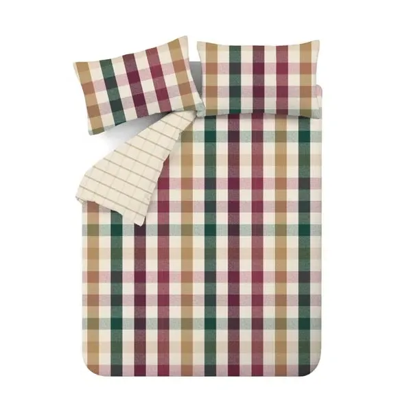 Duvet Cover Set Reversible - Plum, Polyblend