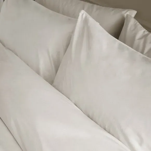 Duvet Cover Set with Pillowcase - Cream, Velvet
