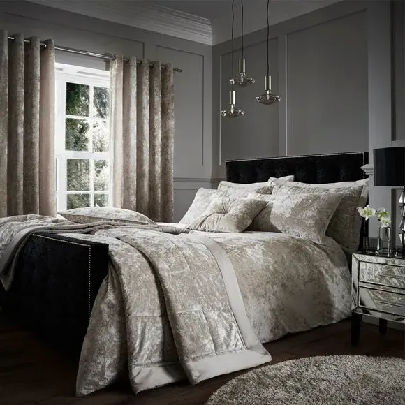 Duvet Cover Set with Pillowcase - Natural, Velvet