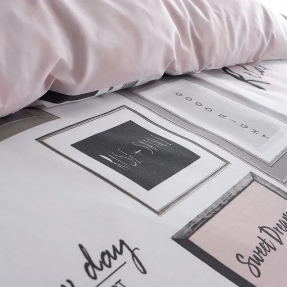 Duvet Cover Set with Pillowcase - Pink